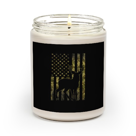Mule Buck Deer Hunting American Camouflage Usa Scented Candles