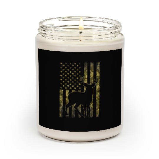 Mule Buck Deer Hunting American Camouflage Usa Scented Candles