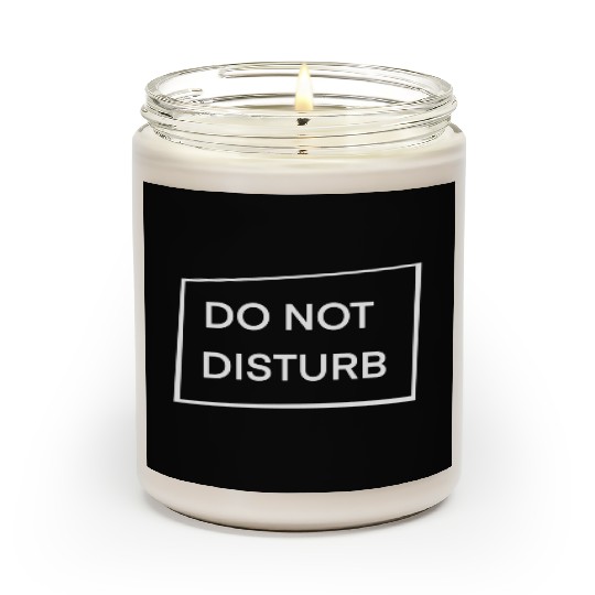 Do Not Disturb Scented Candles