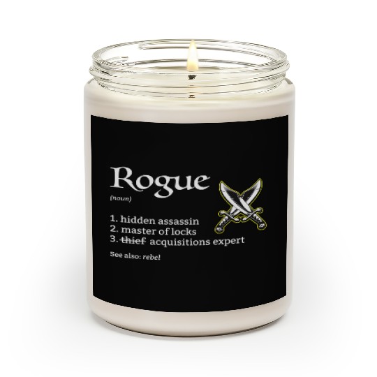 Rogue Class Definition Dungeons And Rpg Dragons Scented Candles