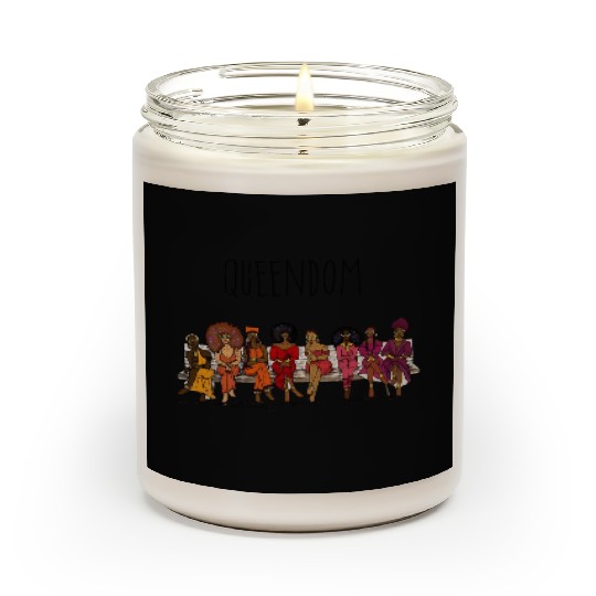 Queendom African American For Educated Strong Scented Candles