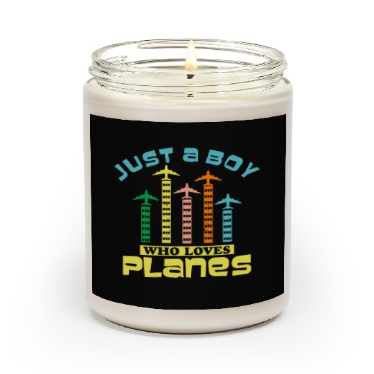 Just A Who Loves Planess Toddler Pilot Flying Scented Candles