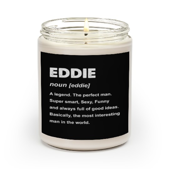 Eddie Name Scented Candles