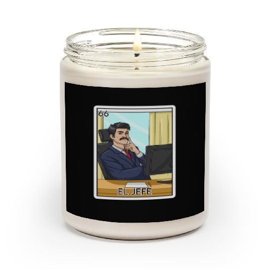 El Jefe The Boss Card Mecan Lottery The Chief Scented Candles