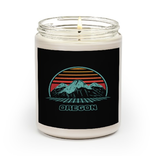 Oregon Mountain Hiking 80S Style Scented Candles