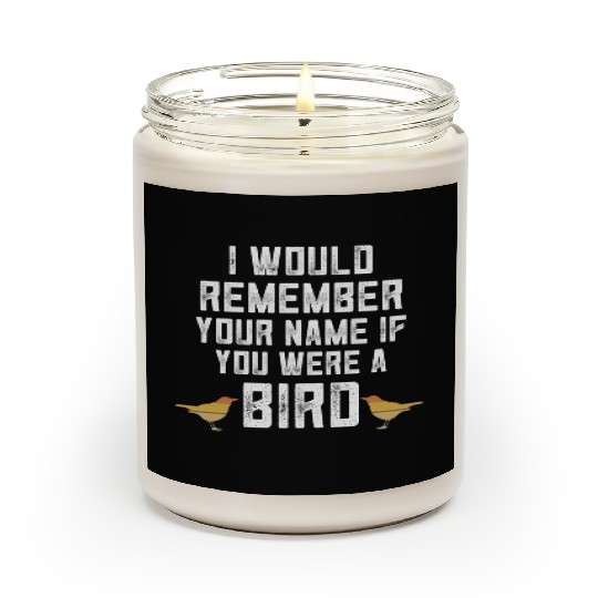 Bird Bird Watcher Birding Ornithology Scented Candles