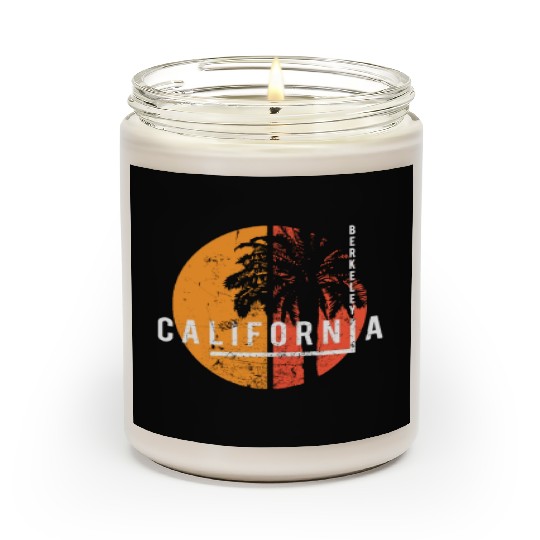 Berkeley California Cool Palm Tree Native Scented Candles