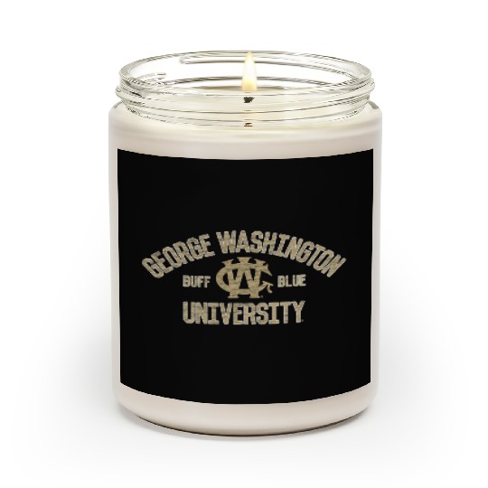 George Washington Colonials Arch Over Team Color Scented Candles