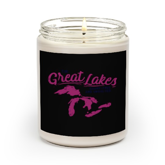 Great Lakes Shark Free Unsalted Summer Vacation Scented Candles