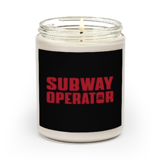 Great Subway Operator Apparel Subway Train Driver Scented Candles