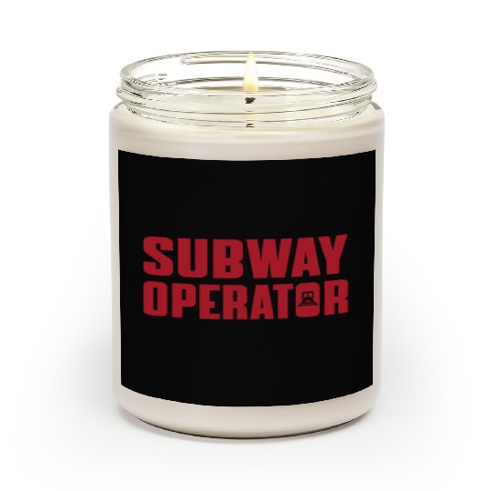Great Subway Operator Apparel Subway Train Driver Scented Candles