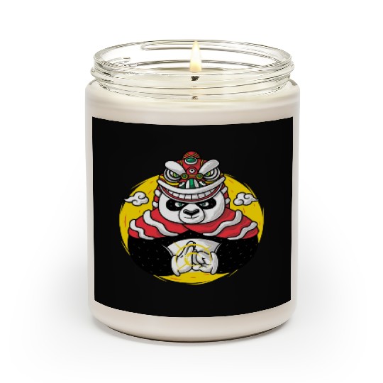 Lion Dance Panda Scented Candles