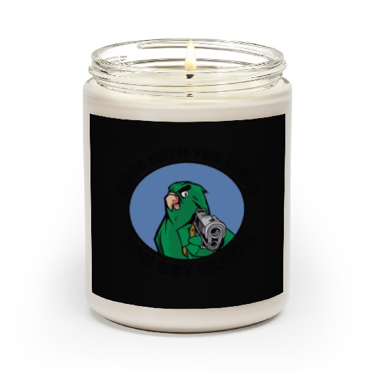 Bird Cartoon Birdwatching Bird Owner Scented Candles