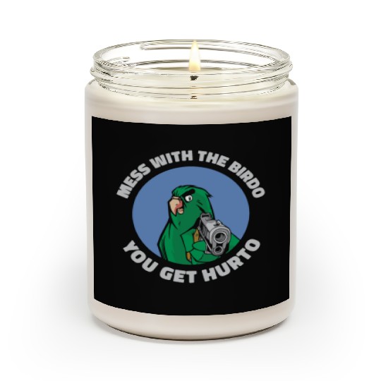Bird Cartoon Birdwatching Bird Owner Scented Candles