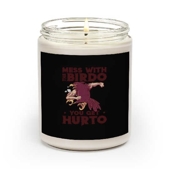 Bird Cartoon Birdwatching Bird Owner Scented Candles