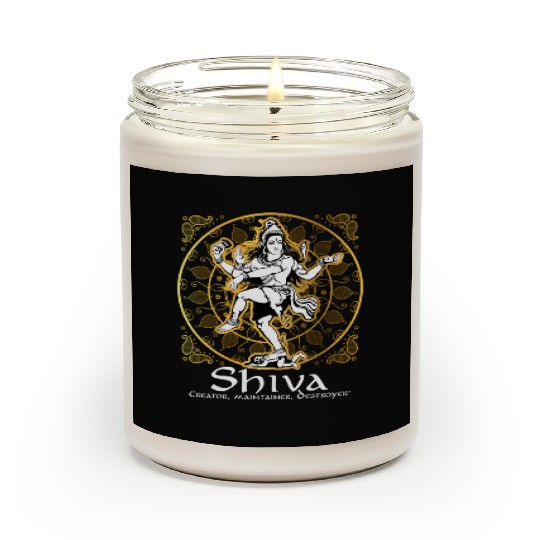 Shiva 'Creator Maintainer Destroyer' Hindu Gods Scented Candles