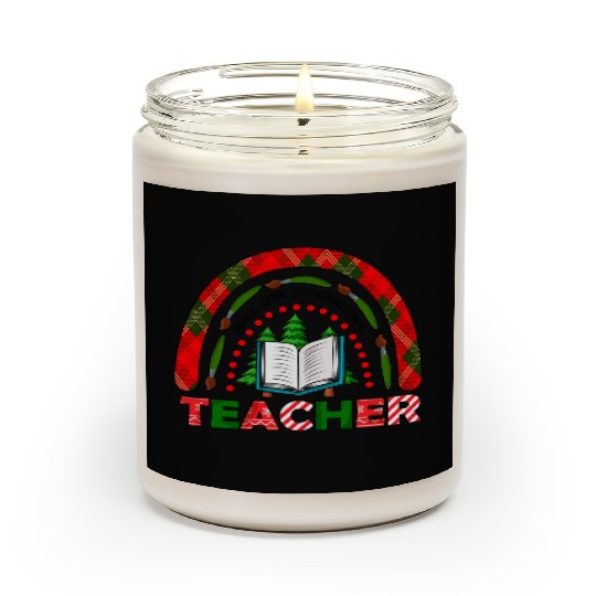 Funny Teaching Students Peace Love Teacher Scented Candles