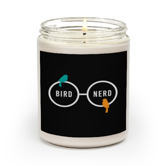 Bird Nerd Bird Watching Ornitology Scented Candles