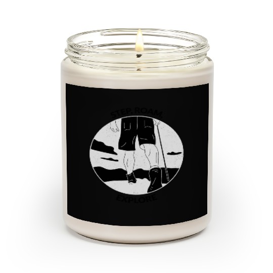 Step, Roam, Explore Hiking Scented Candles