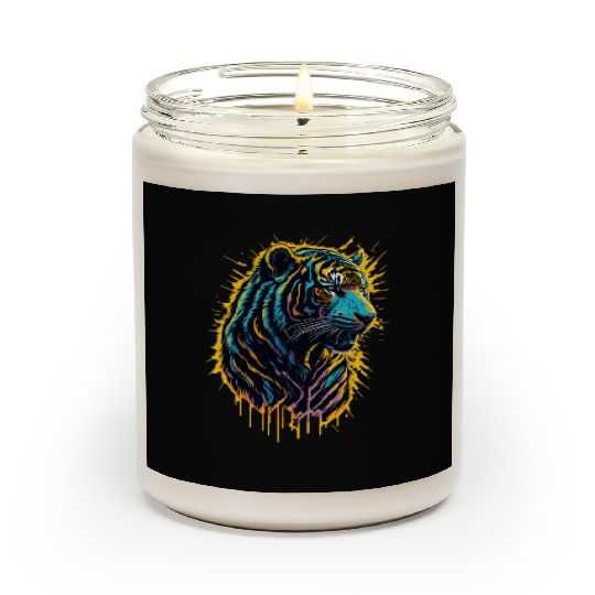 Tiger Neon Scented Candles