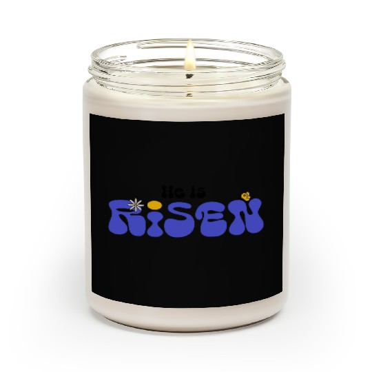 He Is Risen Groovy Christian Easter Scented Candles