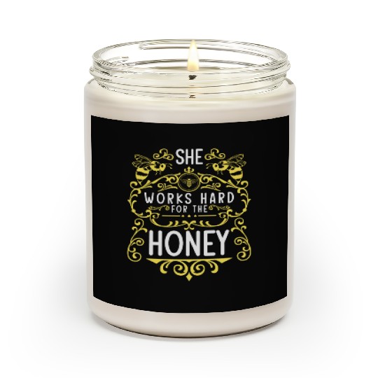 Bee Honey Bee Animal Scented Candles