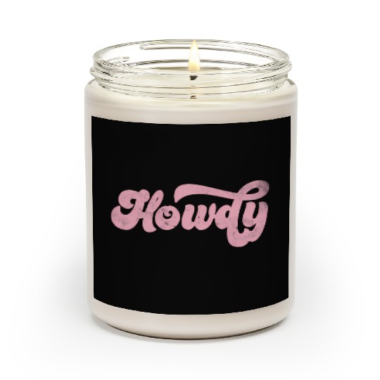 Howdy Rodeo Western Cory Southern Cowgirl Scented Candles