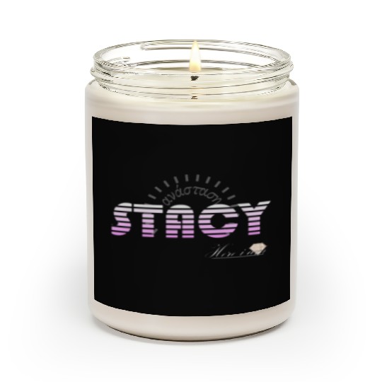 Stacy pink white, etymology of Greek origin. Scented Candles
