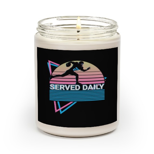 Football Lineman Retro Scented Candles