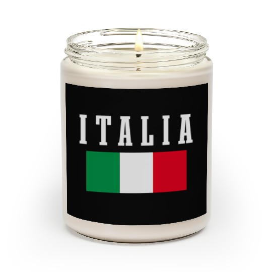 Italia Italian Flag Italy Pride Scented Candles