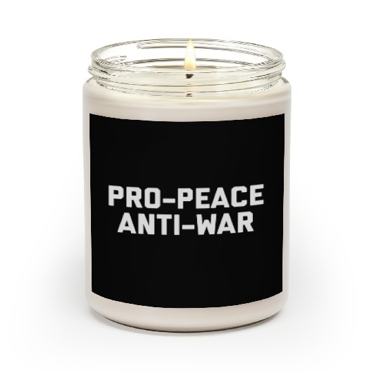 Pro-Peace Anti-War le Peaceful Statement Scented Candles