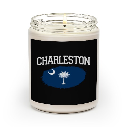 Charleston Sc South Carolina Flag Sports Scented Candles