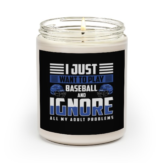 Baseball Pitcher America Baseballer Scented Candles