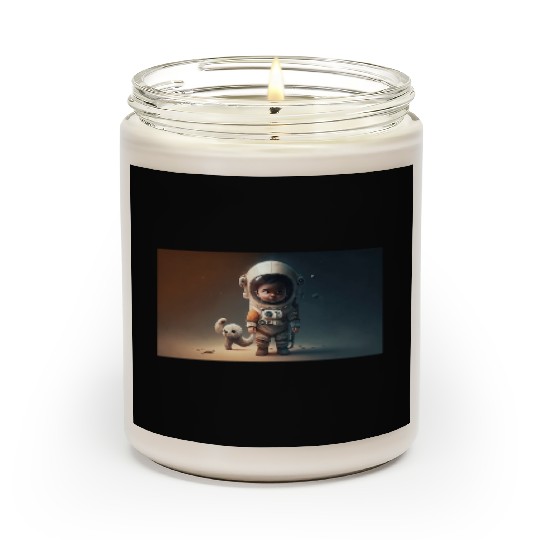 Cosmic Steps: The Baby Astronaut's Journey Scented Candles