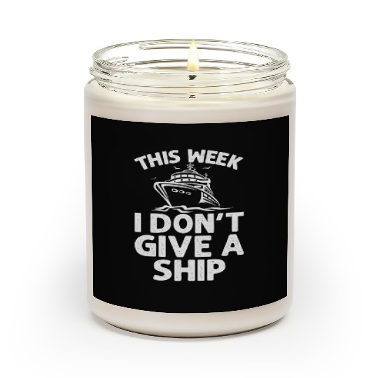 Funny Cruise Cruise Ship Cruising Lover Scented Candles