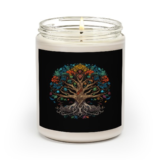 Epic Legendary Viking Tree of Life,Plant Lover Scented Candles