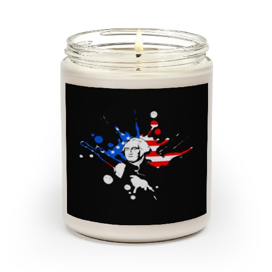 Merica George Washington Independence Day Scented Candles