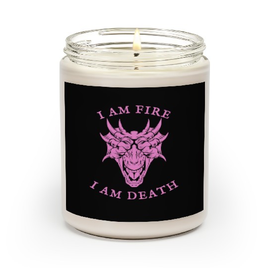 I Am Fire, I Am Death Scented Candles