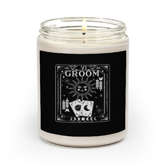 Gothic Witchy Coven Tarot Halloween Groom Scented Candles