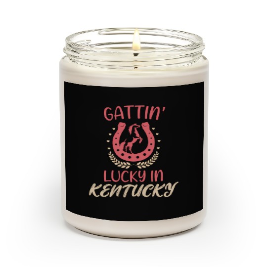 Gattinâ€™ Lucky In Kentucky Horse Racing Derby Scented Candles