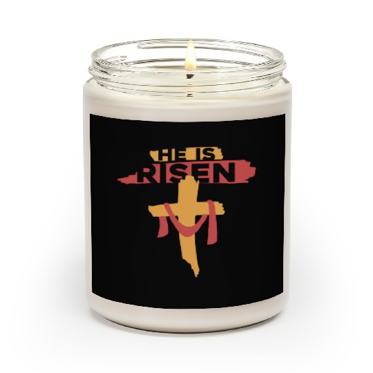 He Is Risen Christian Easter Scented Candles