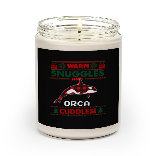 Orca Whale Pajama Ugly Scented Candles