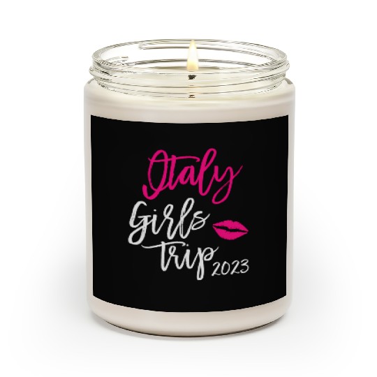 Italy Trip 2023 Vacation Weekend Set Scented Candles