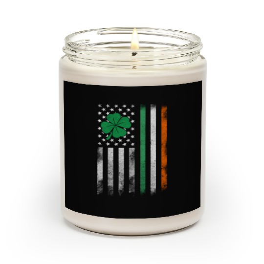 St Patrick'S Day Irish American Flag Vintage Scented Candles