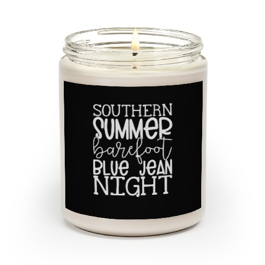Southern Summer Barefoot Blue Jean Night Scented Candles