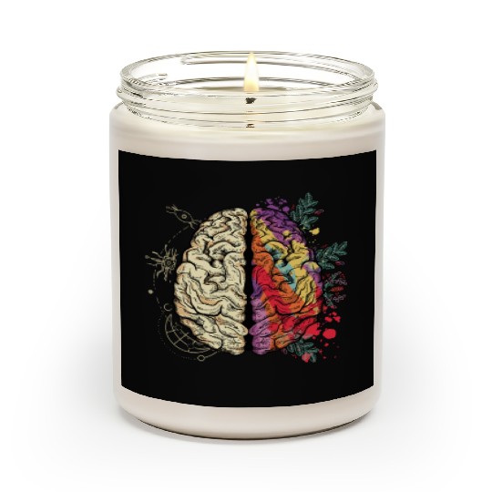 Logical Human Brain Scented Candles