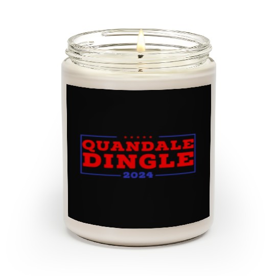 Quandale Dingle For President Usa Patriotic Scented Candles