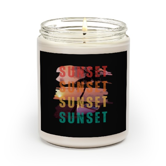 Sunset on the Beach Scented Candles