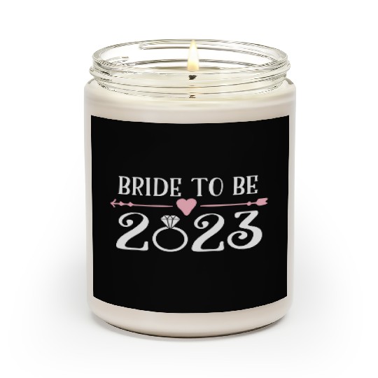 Bride To Be 2023 Engagement Ring Future Bride Scented Candles