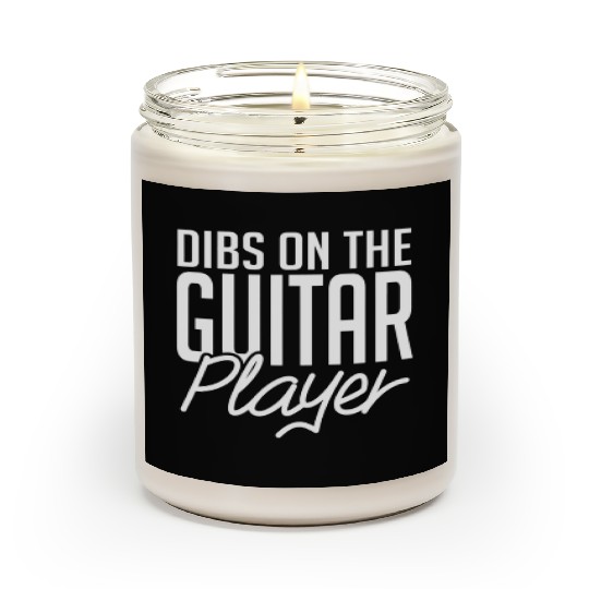 Dibs On The Guitar Player Scented Candles